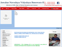 Tablet Screenshot of jnvbanswarasecond.com